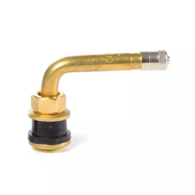 (4) 90 Degree Tubeless Brass Truck Tire Valve Stems TR570 With 90 Degree Bend • $18.99