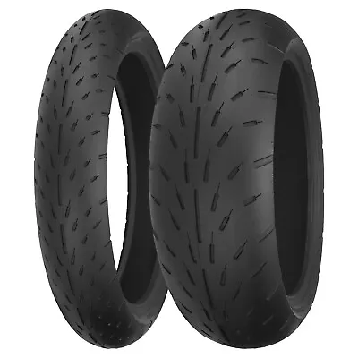 [120/70ZR17 200/50ZR17] Shinko 003 Stealth Motorcycle Tire Set • $291.03