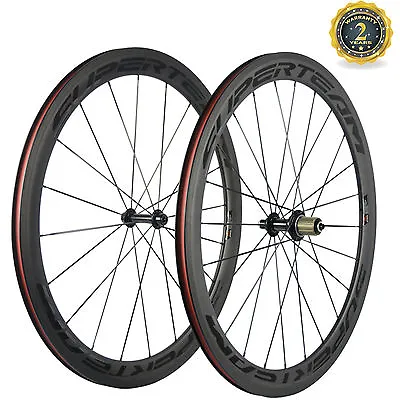 Lightweight Wheels 700C Clincher 50mm Carbon Wheelset Superteam Bicycle Wheels  • $340.10