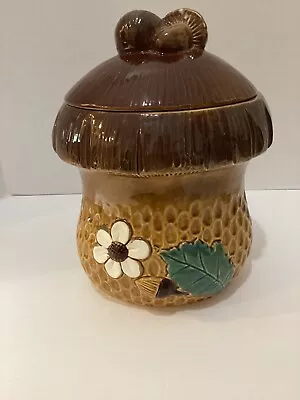 1970’s Brown Mushroom Ceramic Cookie Jar  • $10