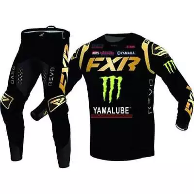 FXR Revo Yamalube Monster MX Gear Jersey/Pants Combo Motocross ATV Racing Set • $158.99