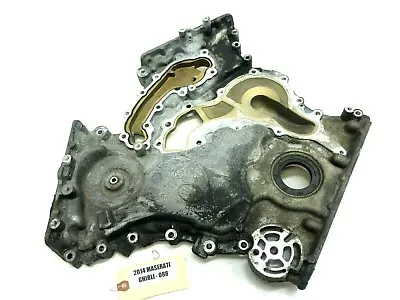 2014-2017 Maserati Ghibli Sq4 3.0l V6 Engine Motor Timing Chain Cover Plate Oem • $127.49