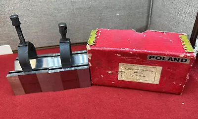 $97 • Buy Poland V-Blocks Vee Block And Clamps Set 1151 To PPSc 63 Mm 63X45X70