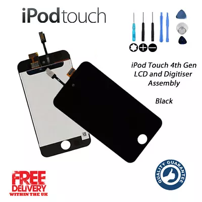 NEW Replacement For IPod Touch 4G 4th Gen (A1367) LCD + Digitiser Touch - BLACK  • $21.38