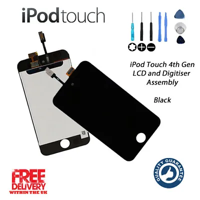 NEW Replacement For IPod Touch 4G 4th Gen (A1367) LCD + Digitiser Touch - BLACK • $29.16