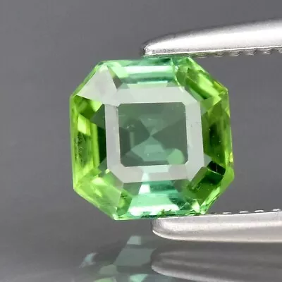 0.60ct 5x5mm VS Octagon Natural Unheated Green Tourmaline Gemstone Mozambique • $1.25