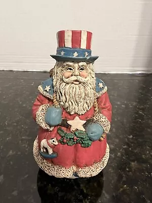 VTG Midwest Imports Patriotic Santa 5 In • $19