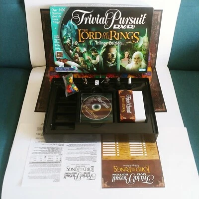 £19.86 • Buy Trivial Pursuit - Lord Of The Rings DVD Trilogy EdItion Board Game Complete 2004