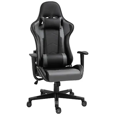 Vinsetto High Back Racing Gaming Chair Recliner Swivel Rocking Head Back Pillow • £95.99