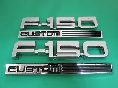 87 88 89 90 91 Ford F-150 Custom Side Emblems Logo Badges Symbol Sign Oem  *new* • $72.99