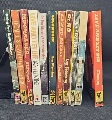 Ian Fleming - James Bond Pan Paperbacks Multi Listing • £16.95