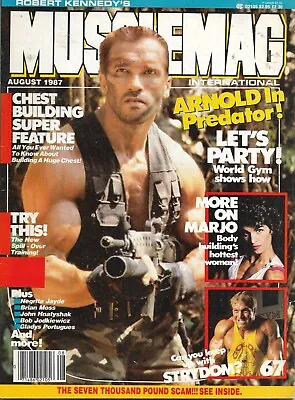 £24.99 • Buy Musclemag Bodybuilding Magazine August 1987 - Cover Arnold Schwarzenegger