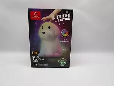 Globe LED Color Changing Dog Tap Lamp Rechargeable LIMITED EDITION Jack • $13.67