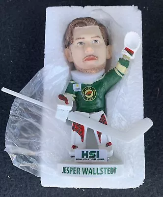 Jesper Wallstedt Iowa Wild Bobblehead SGA 4/6/2024 Minnesota Wild Goalie Sweden • $129.99