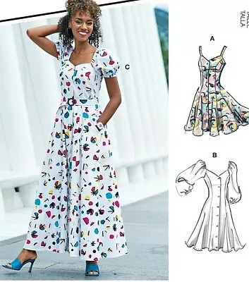M8177 Sewing Pattern Formal PROM Summer Misses' Dresses Sleeves McCall's 8177 • $7.95