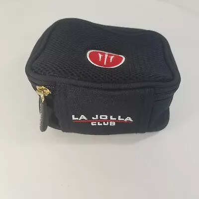 La Jolla Club Bag Pouch Swag Black Zipper • $13.99