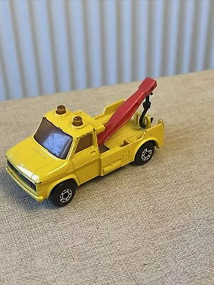 Matchbox Lesney Superfast 61 Ford Wreck Truck Deep Yellow Black Hook 1978 • £2.99