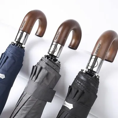 $56.12 • Buy Umbrella Automatic Folding Men Women 10K Strong Windproof Rain UV Sun Protection