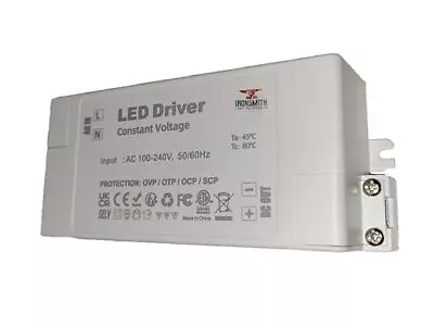 Ironsmith Lighting Products | LED Driver Constant Voltage 12W 12V (DC) 100-240V • $15.95