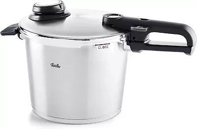 Fissler Vitavit Premium Pressure Cooker With Steamer Insert -6.3 QT • $225