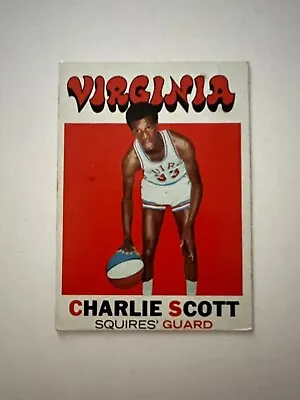 1971 Topps Basketball - Charlie Scott Rookie Card • $19.50