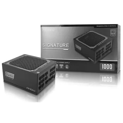 Antec Signature 1000W PSU Titanium 80 PLUS Fully Modular Power Supply • £195.87