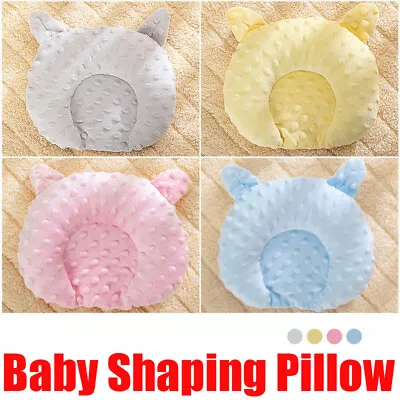Baby Infant Newborn Memory Foam Bear Prevent Flat Head Neck Support Cot Pillow • £7.44