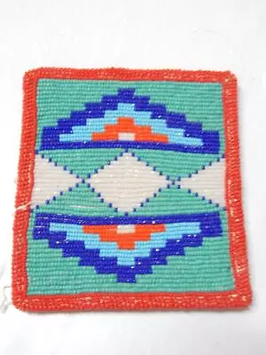Vintage Mid Century Yakima Plateau Indian Beaded Both Sides Panel Bag / Pouch • $112