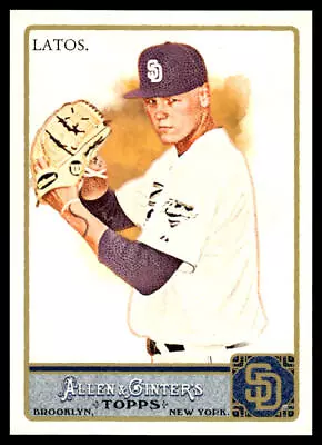 2011  Topps Allen & Ginter Mat Latos  #162  San Diego Padres 42C • $1