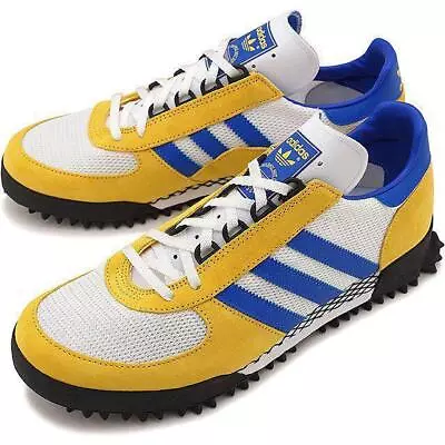 Adidas Originals Marathon Tr Ftwwht Bogold Blusld FY3683 Sneaker Men Us9.5 • $292.78