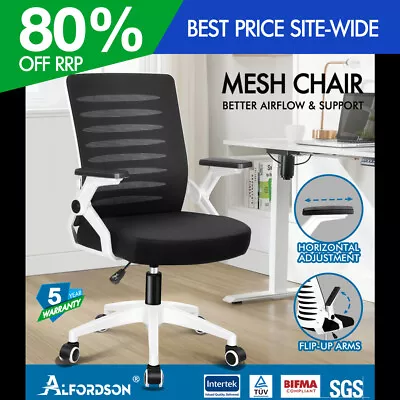 ALFORDSON Mesh Office Chair Executive Computer Fabric Gaming Racing Work Seat • $72.95