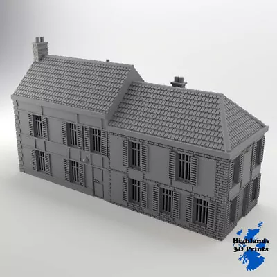 Cafe Gondree 20mm 1:72 WW2 Building Terrain Tabletop Gaming 3D Print • £30.99