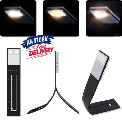 With 3-Grade Brightness Lovers Book Light LED US Rechargeable Kindle Reading • $10.99