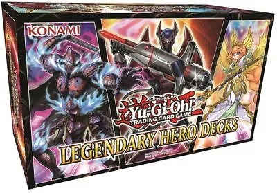 YUGIOH LEGENDARY HERO DECKS - LEHD - SEALED BOX  1st ED - INC 3  DECKS. • £20.50