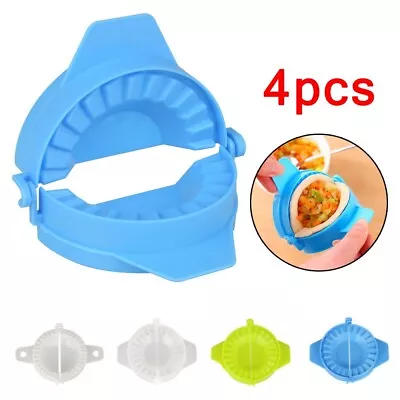 4 Pcs Plastic Dumpling Mould Press Meat Pie Pastry Maker Dough Cutter Tool DIY • $8.32