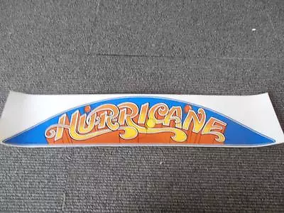 Hurricane Pinball Topper Large Decal  : Mr Pinball Manufacturing And Printing • $25