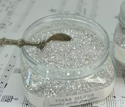 Tiara Silver - Miss Mustard Seed Glitter - 4 Oz Jar - 306-1101 • $19.95