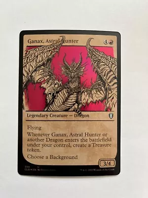 Ganax Astral Hunter | FOIL Showcase | Misprint Pink NM Commander Legends MTG🔥 • $4.99