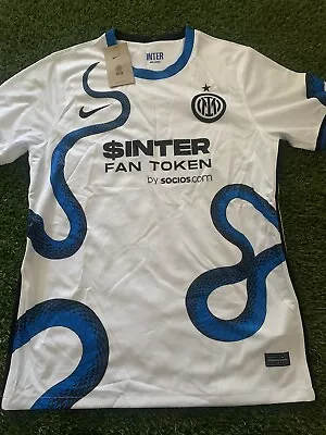 Inter Milan FC Nike  SNAKE  Away Shirt Size M Season 2023/24 • £39.99