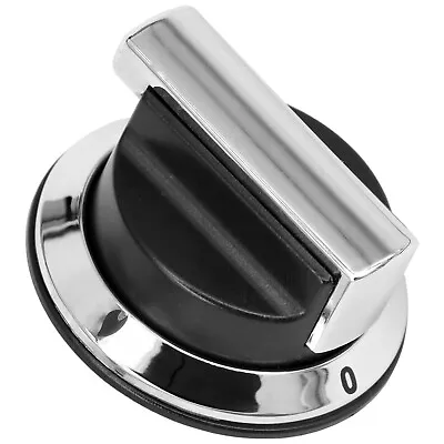 RANGEMASTER Knob 90 100 110 DF Elite Professional Range Oven Hob Black Chrome • £29.99