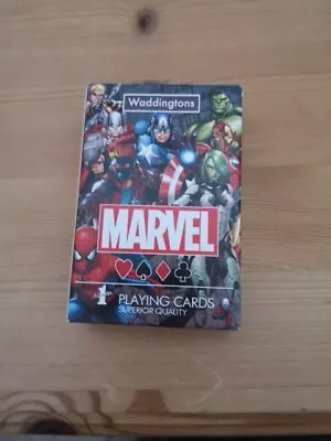 Waddingtons Marvel Superhero Playing Cards Complete Set Collectable Cards New • £7.80