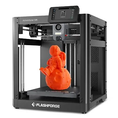 FLASHFORGE 3D Printer Adventurer 5M Core XY Stable High Speed Printing 600mm/s • $599