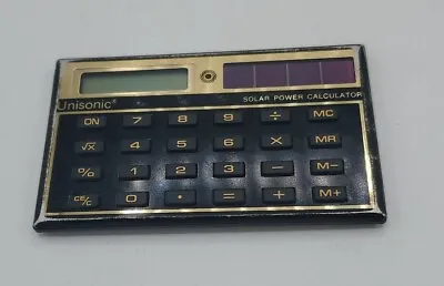 $12 • Buy Vintage Unisonic Solar 289 Solar Power Calculator 