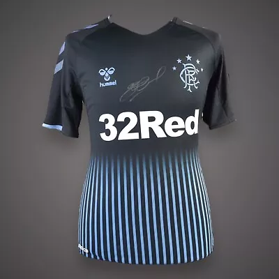 £50 • Buy Steven Gerrard Hand Signed Rangers Away Shirt Bid From £50