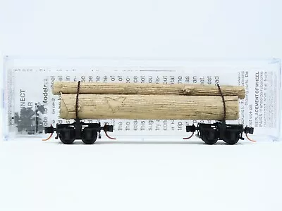 N Scale Micro-Trains MTL 11300730 Disconnect Log Car W/ Load • $29.95