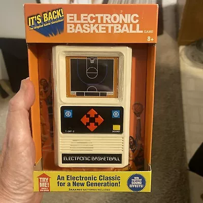 2016 Mattel Basic Fun Electronic Basketball Handheld Game Brand New • $49.99