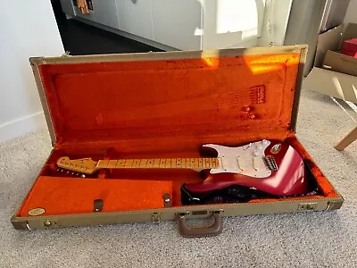 Vintage Hot Rod ’57 Stratocaster 2008 Candy Apple Red Electric Guitar • $2999