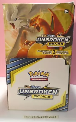 $17.99 • Buy Pokemon Unbroken Bonds Sun & Moon Booster 3 Card Retail Display BOX ONLY EMPTY