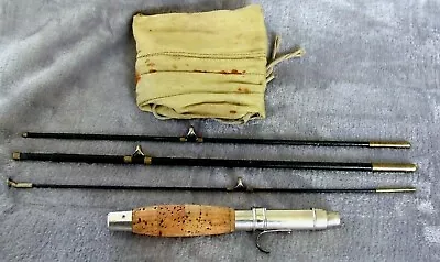 Vintage Metal Pack Rod With Red Agate Guides • $59.50
