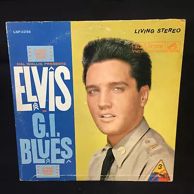 Elvis Presley G.I.Blues LP LSP-2256 Stereo 1st ED 1960 3S3S VG/VG Tested VG • $10